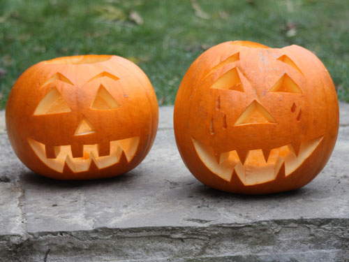 Halloween pumpkins, October 2012