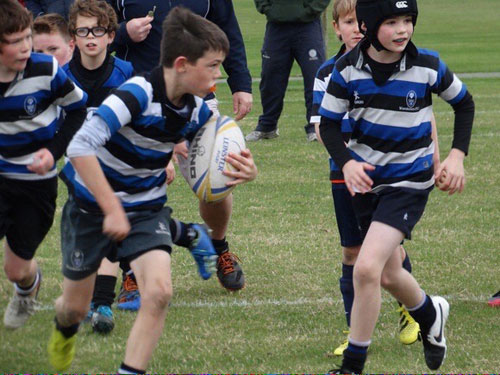 Finn and the Under 11s rugby, 2016